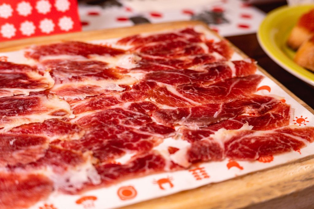 Iberico at Tomatito, a Spanish tapas restaurant in Shanghai. Photo by Rachel Gouk.