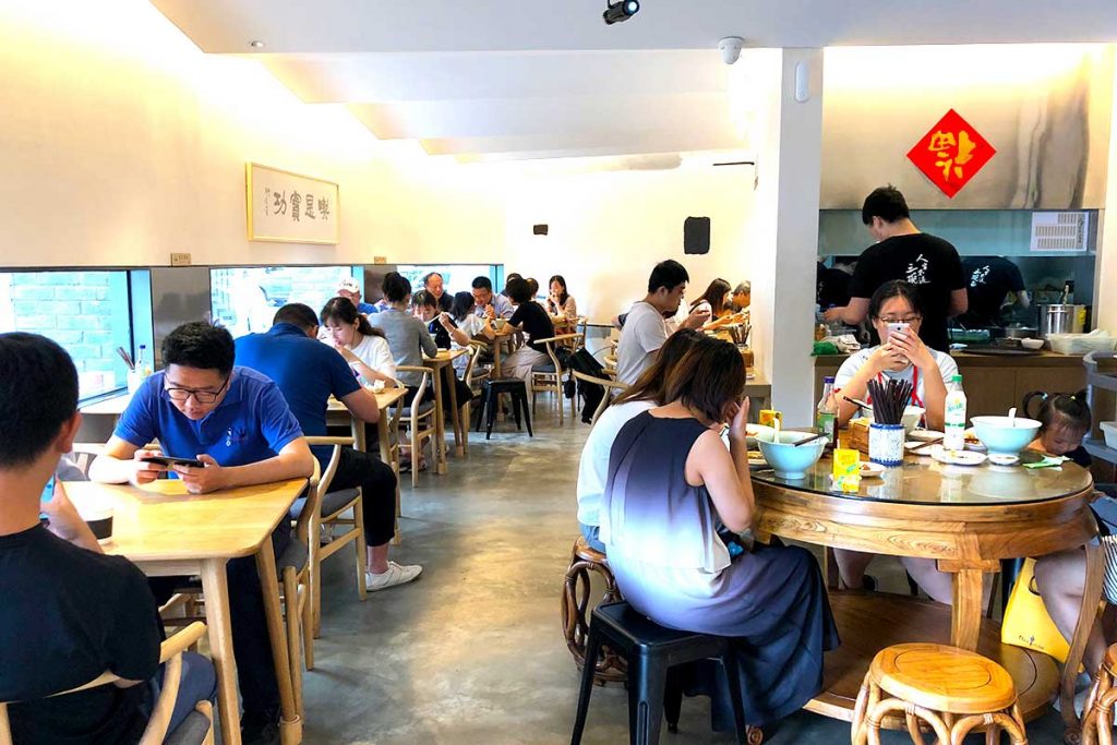 Xun Noodles, a local noodle shop in Shanghai. Photo by Rachel Gouk.