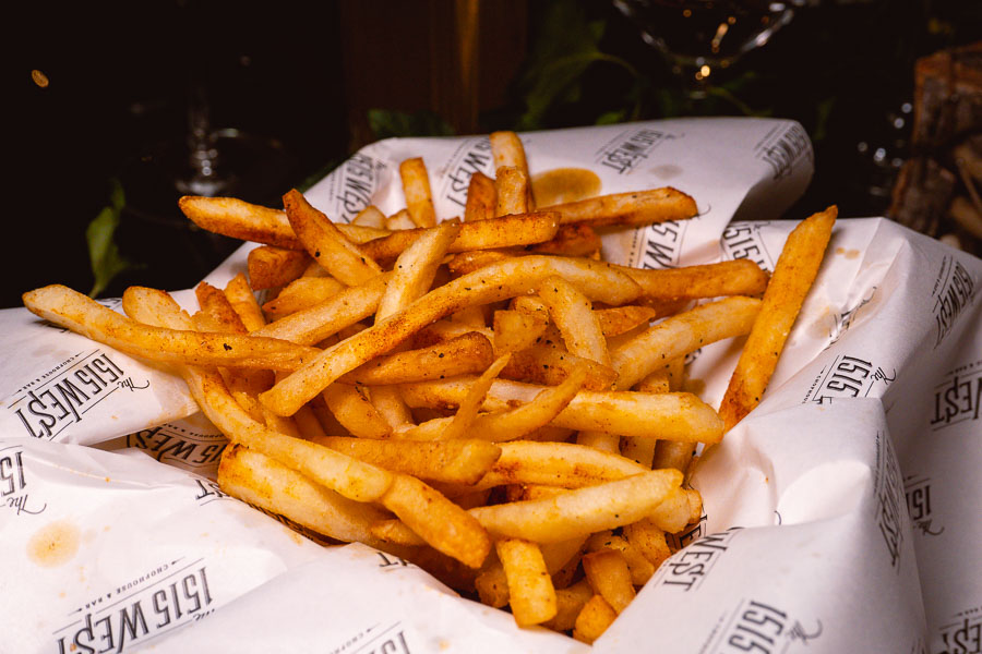 Fries at 1515 West Chophouse & Bar, a high-end steakhouse at the Jingan Shangri-la in Shanghai. Photo by Rachel Gouk 
