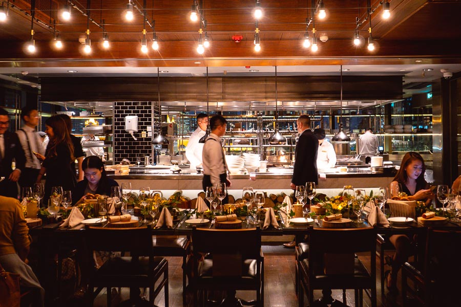 1515 West Chophouse & Bar is a high-end steakhouse at the Jingan Shangri-la in Shanghai. Photo by Rachel Gouk 