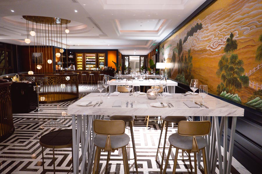 Bespoke Modern Bar and Grill steakhouse at the St Regis Shanghai Jingan. Photo by Rachel Gouk 