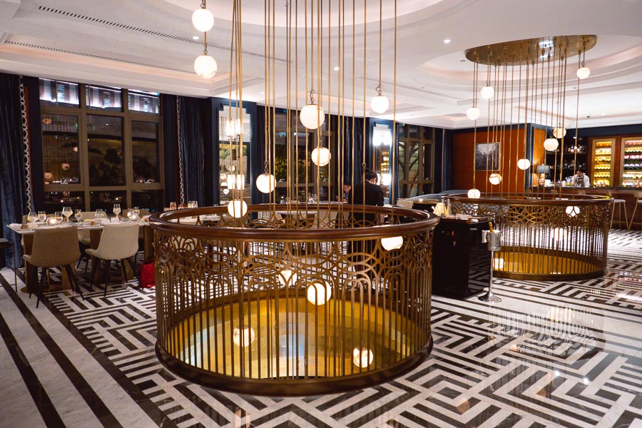 Bespoke Modern Bar and Grill steakhouse at the St Regis Shanghai Jingan. Photo by Rachel Gouk 