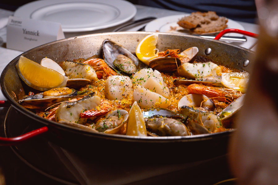 Paella at Bespoke Modern Bar and Grill, steakhouse at the St Regis Shanghai Jingan. Photo by Rachel Gouk 