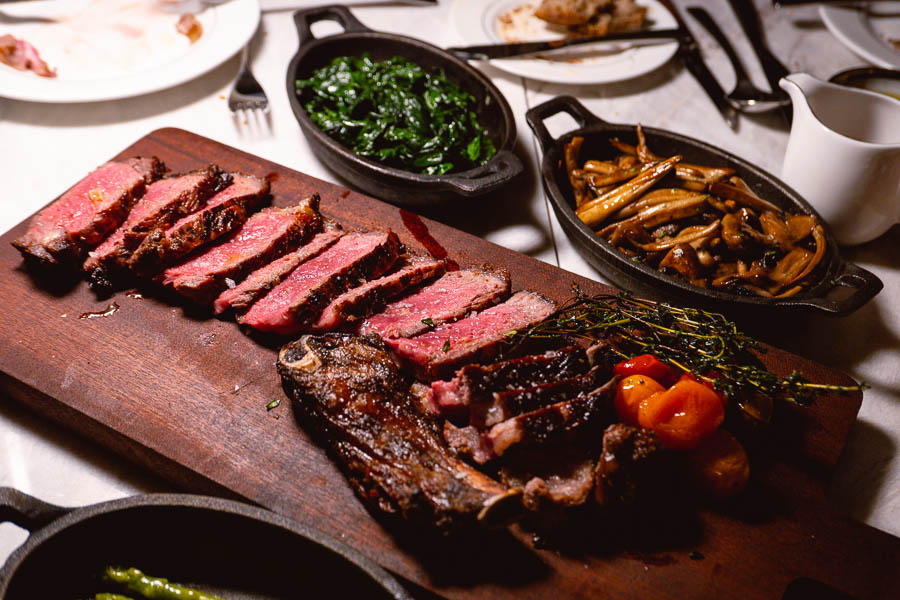 Steak at Bespoke Modern Bar and Grill, steakhouse at the St Regis Shanghai Jingan. Photo by Rachel Gouk 