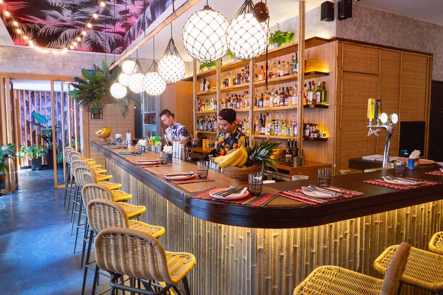 Birds of Paradise, a tiki-inspired cocktail bar and restaurant by Yao Lu and Austin Hu in Shanghai.