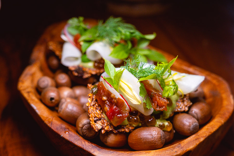 Flax seed at Perch, a pop-up dining experience by the team behind The Nest, Shanghai. Photo by Rachel Gouk.