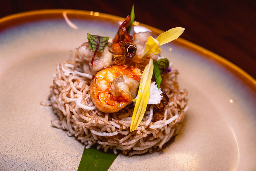 Thai appetizers at Urban Cafe all-day dining and Southeast Asian restaurant at the Sukhothai Shanghai. Photo by Rachel Gouk