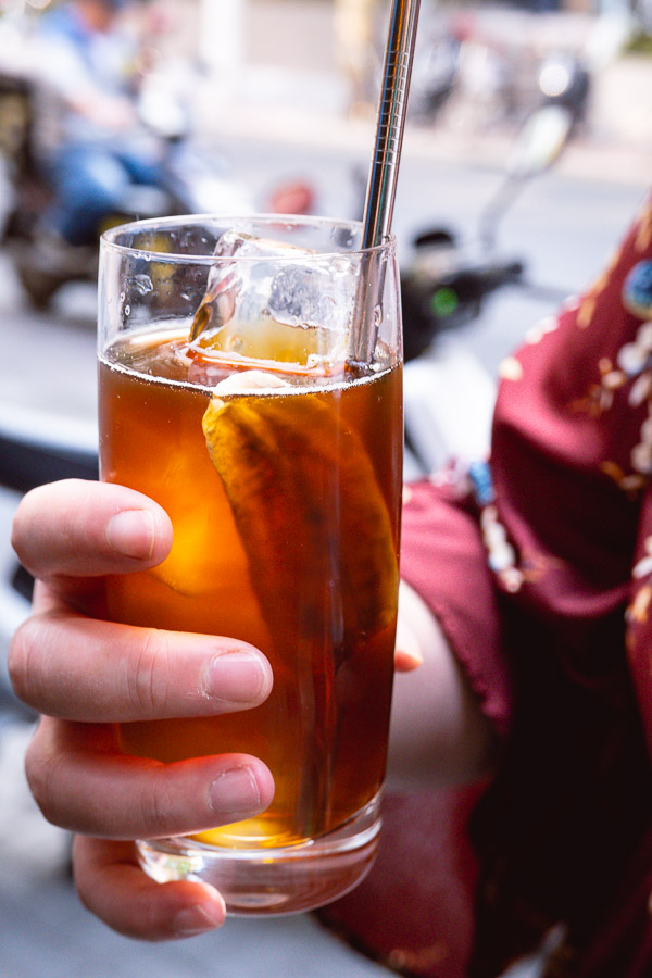 Banana cold brew at Birds of Paradise, a tiki bar and restaurant in Shanghai. Photo by Rachel Gouk.