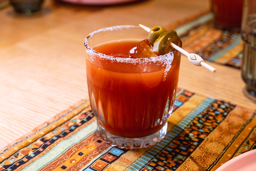 Bloody Mary at Birds of Paradise, a tiki bar and restaurant in Shanghai. Photo by Rachel Gouk.