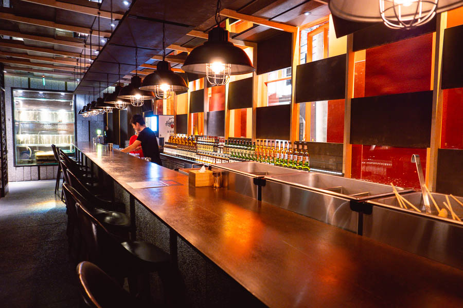 JUJU, a Korean barbecue restaurant and ganbei joint on the Bund, Shanghai. Photo by Rachel Gouk