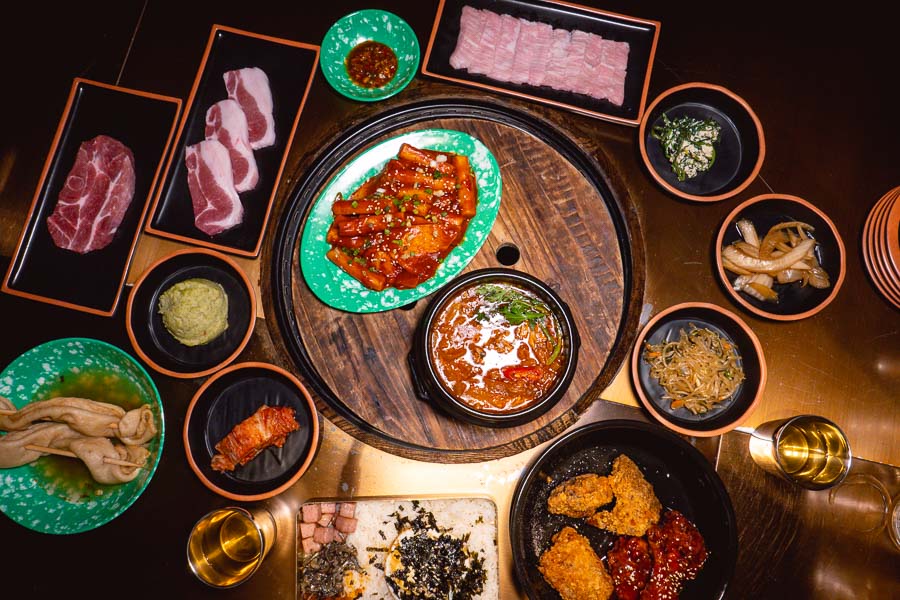 JUJU, a Korean barbecue restaurant and ganbei joint on the Bund, Shanghai. Photo by Rachel Gouk
