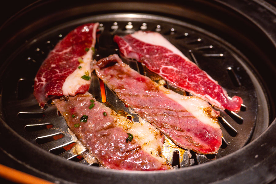 JUJU, a Korean barbecue restaurant and ganbei joint on the Bund, Shanghai. Photo by Rachel Gouk
