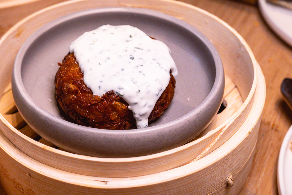 Crispy Hash Brown. Brunch at Heritage by Madison, a restaurant in Shanghai. Photo by Rachel Gouk.