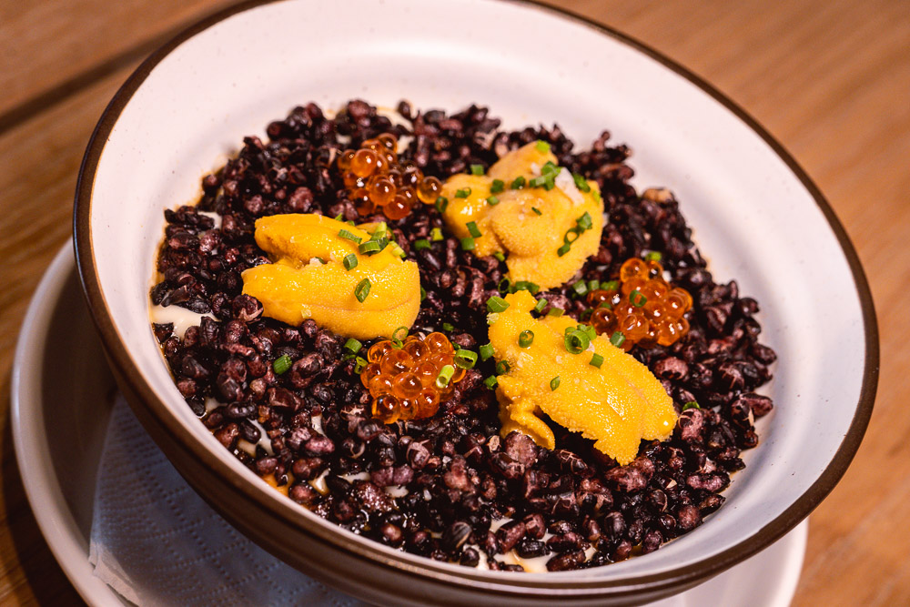 Uni Egg Custard, Brunch at Heritage by Madison, a restaurant in Shanghai. Photo by Rachel Gouk.