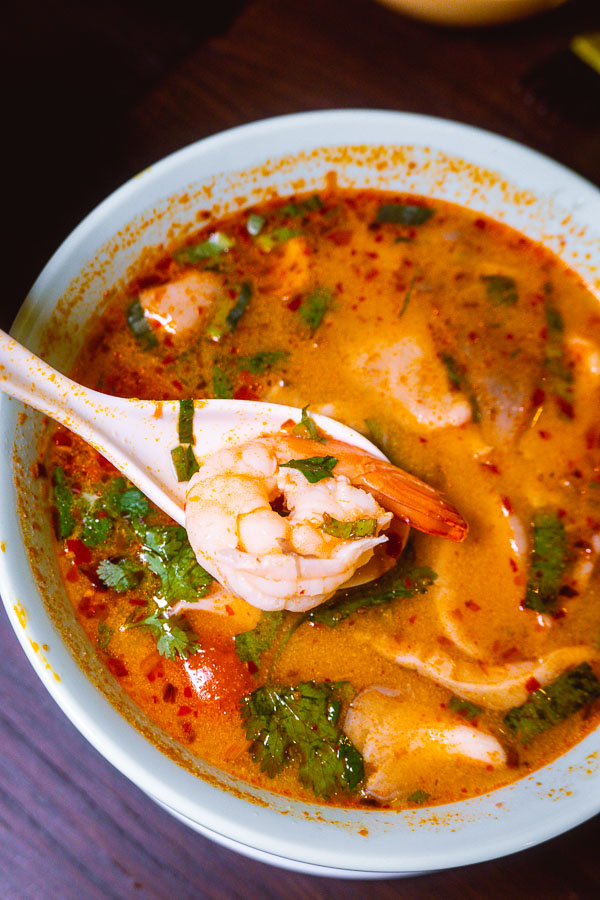 Tom Yum Goong at KIN, a Thai restaurant in Shanghai. Photo by Rachel Gouk. 
