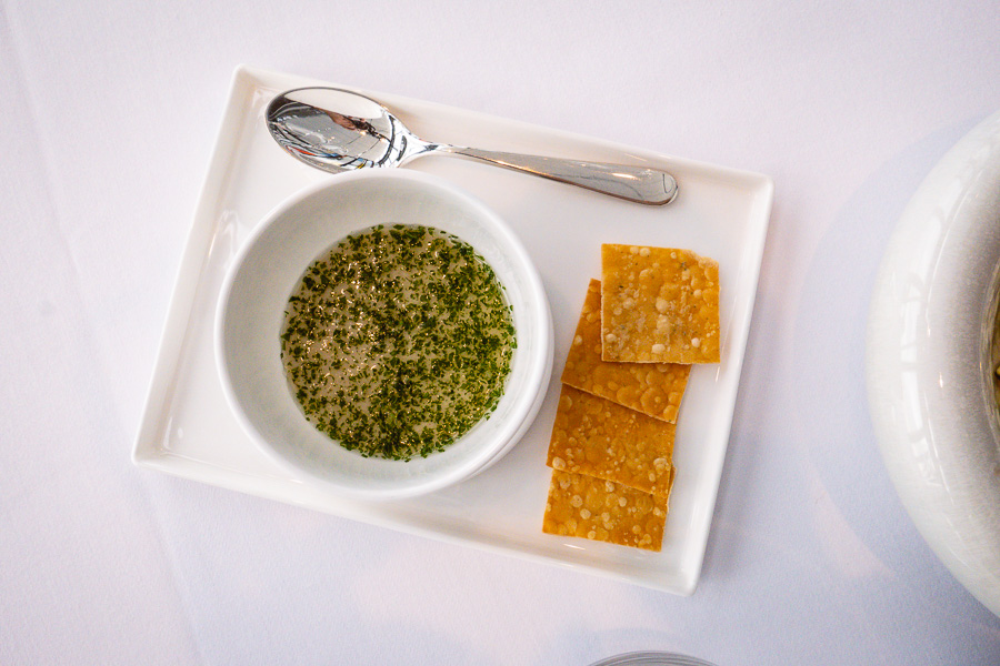 Amuse Bouches. Lunch at Maison Lameloise Shanghai, Michelin one-star restaurant in Shanghai. Photo by Rachel Gouk.