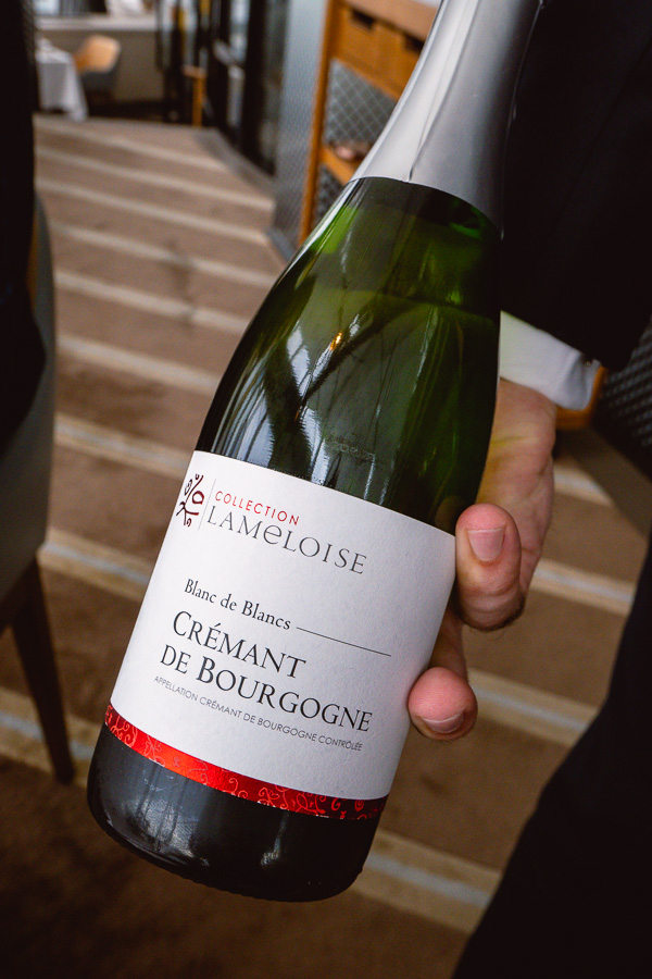 Blanc de Blanc champagne. Lunch at Maison Lameloise Shanghai, Michelin one-star restaurant in Shanghai. Photo by Rachel Gouk.