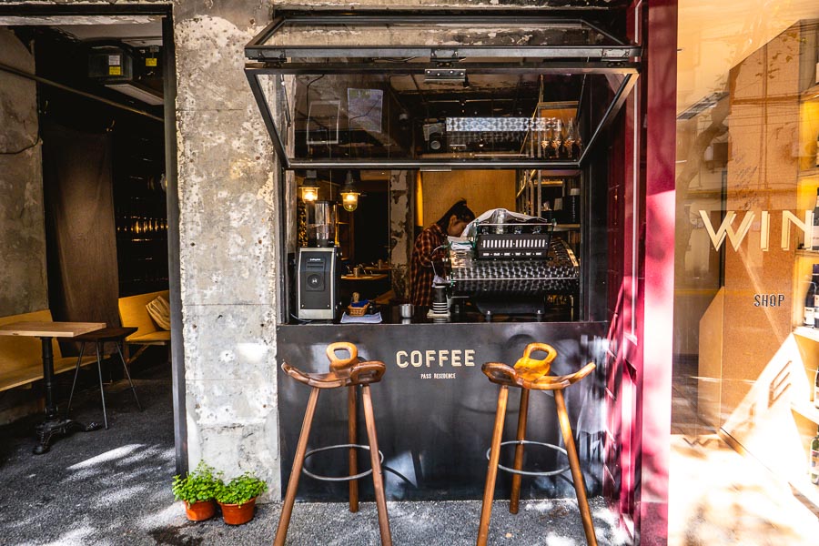 Pass Residence, wine bar and café serving Italian food in Shanghai. Photo by Rachel Gouk