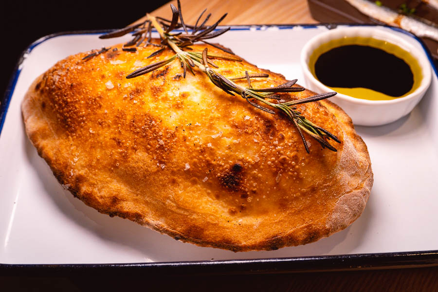 Flatbread at Pass Residence, wine bar and café serving Italian food in Shanghai. Photo by Rachel Gouk