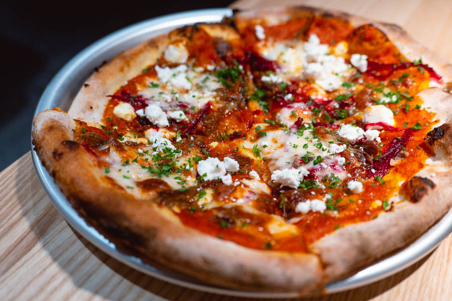 Pizza at Pass Residence, wine bar and café serving Italian food in Shanghai. Photo by Rachel Gouk