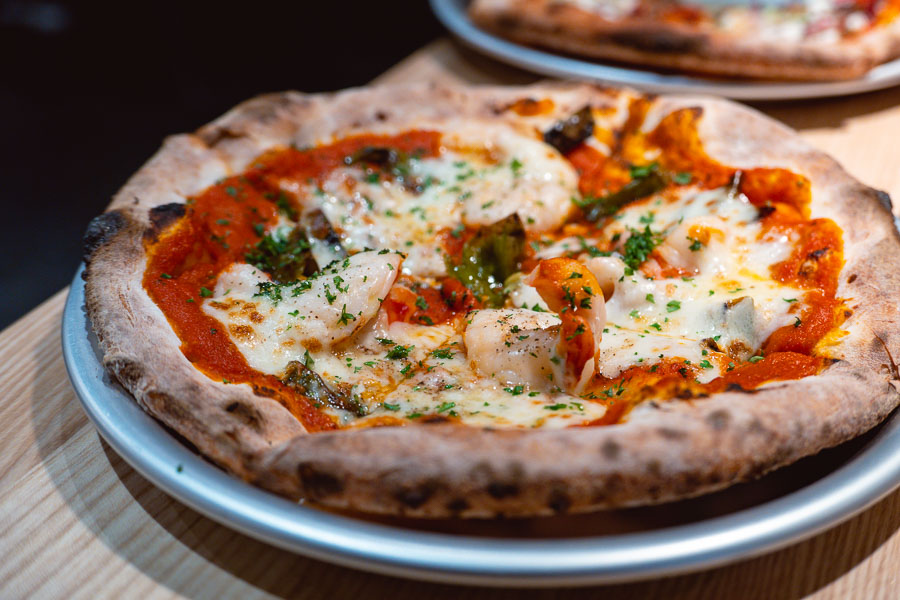 Pizza at Pass Residence, wine bar and café serving Italian food in Shanghai. Photo by Rachel Gouk