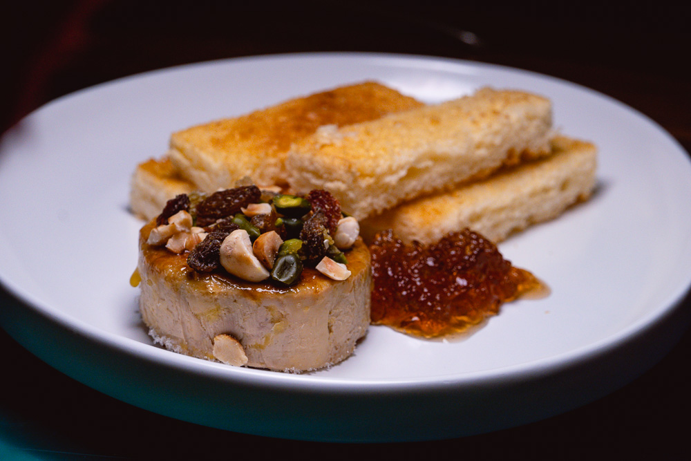 Foie Gras at Chameleon, a cocktail bar and restaurant in Shanghai. Photo by Rachel Gouk.