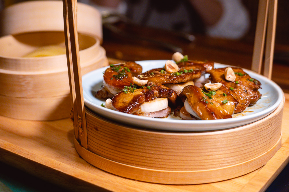 Dinner at Chameleon, a cocktail bar and restaurant in Shanghai. Photo by Rachel Gouk.