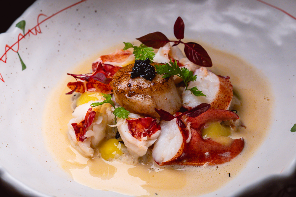 Lobster at Chameleon, a cocktail bar and restaurant in Shanghai. Photo by Rachel Gouk.