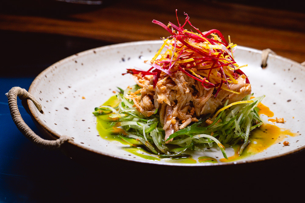 Dinner at Chameleon, a cocktail bar and restaurant in Shanghai. Photo by Rachel Gouk.