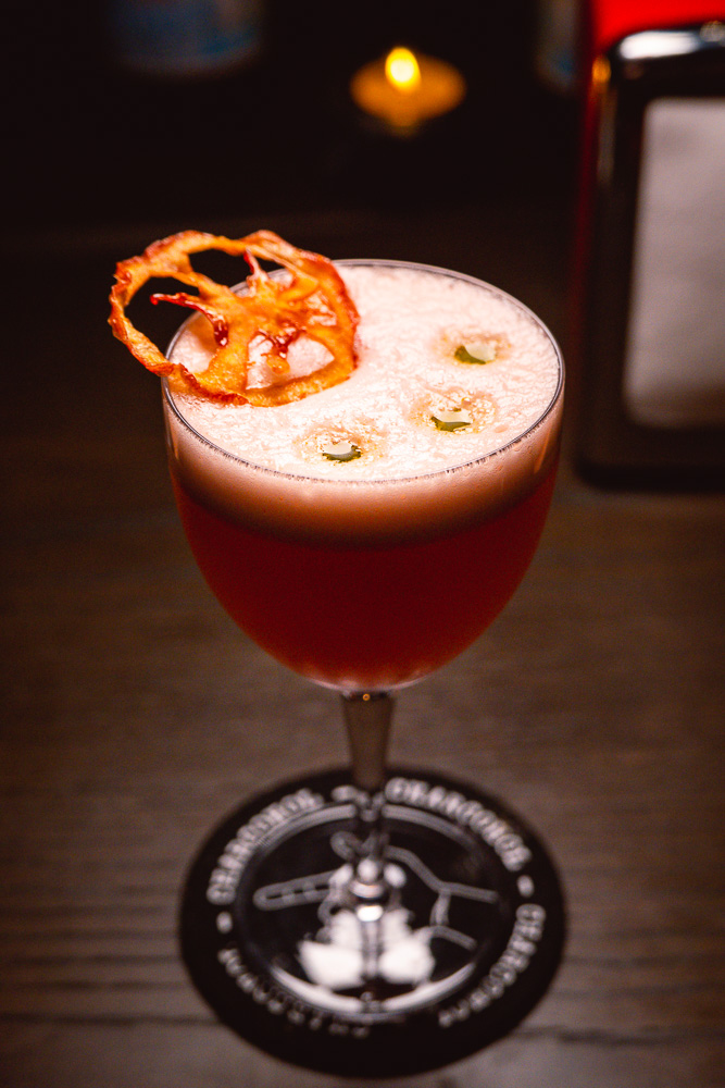 Cocktails at Charcohol, a cocktail bar and restaurant in Fengshengli, Shanghai. Photo by Rachel Gouk.