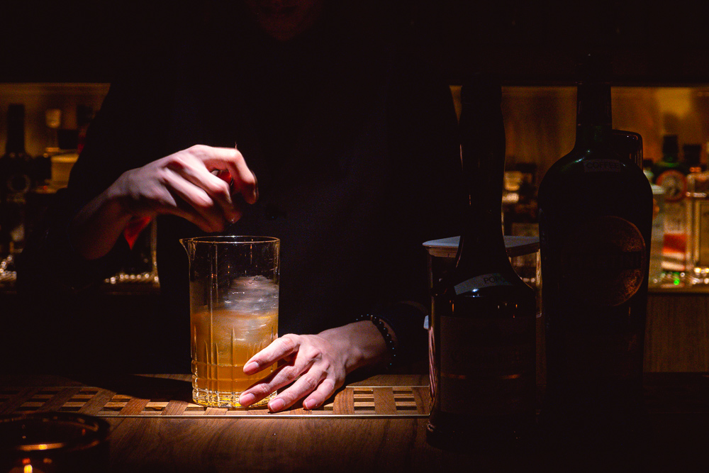 J.Boroski is a secluded cocktail bar that does high-caliber bespoke drinks in Jing’an, Shanghai. Photo by Rachel Gouk.