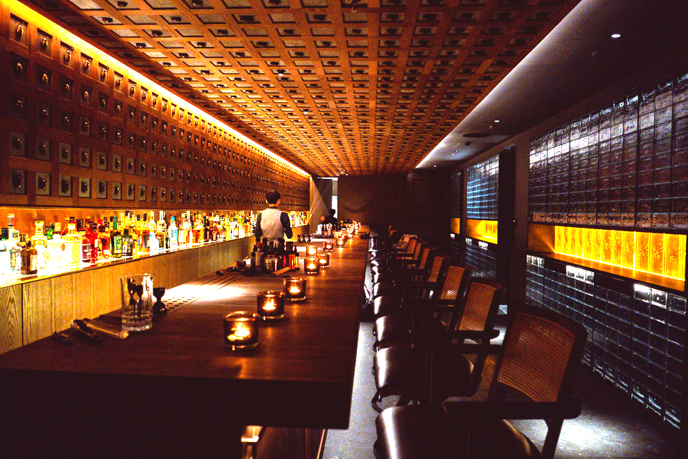 J.Boroski is an enigmatic cocktail bar in Shanghai that does high-caliber cocktails. The door is hidden and there is no cocktail menu. Photo by Rachel Gouk