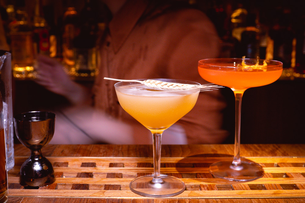 Cocktails at J.Boroski, a secluded cocktail bar that does high-caliber bespoke drinks in Jing’an, Shanghai. Photo by Rachel Gouk.