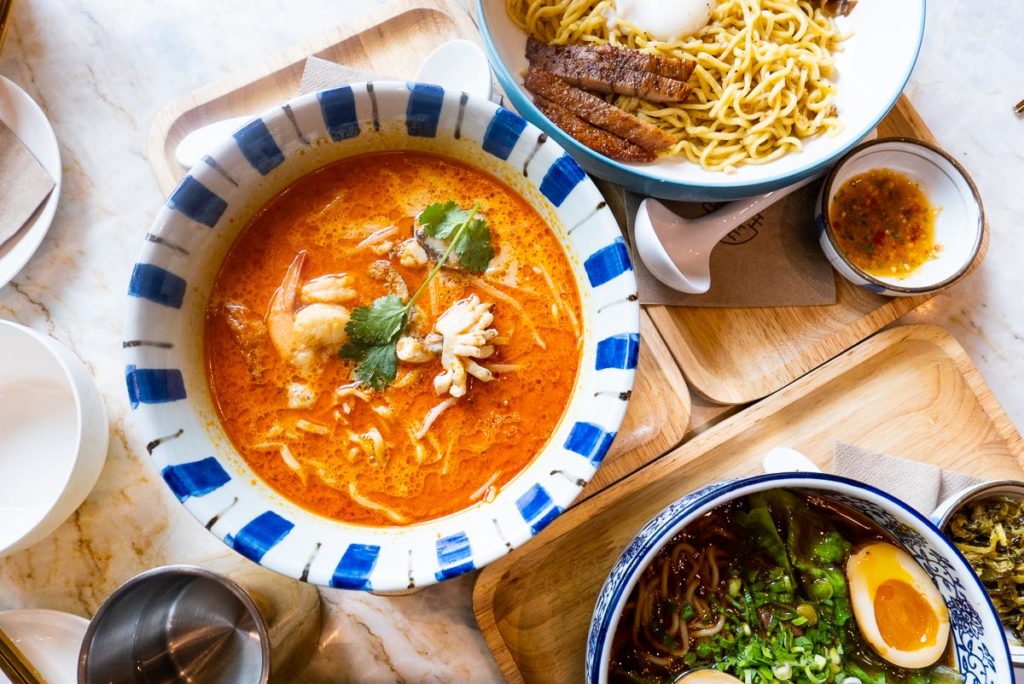 JYJ Noodle Bar is a popular Taiwanese chain in Shanghai that does excellent noodles. Photo by Rachel Gouk.