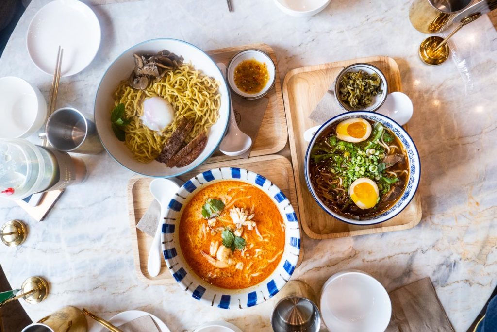 JYJ Noodle Bar is a popular Taiwanese chain in Shanghai that does excellent noodles. Photo by Rachel Gouk.