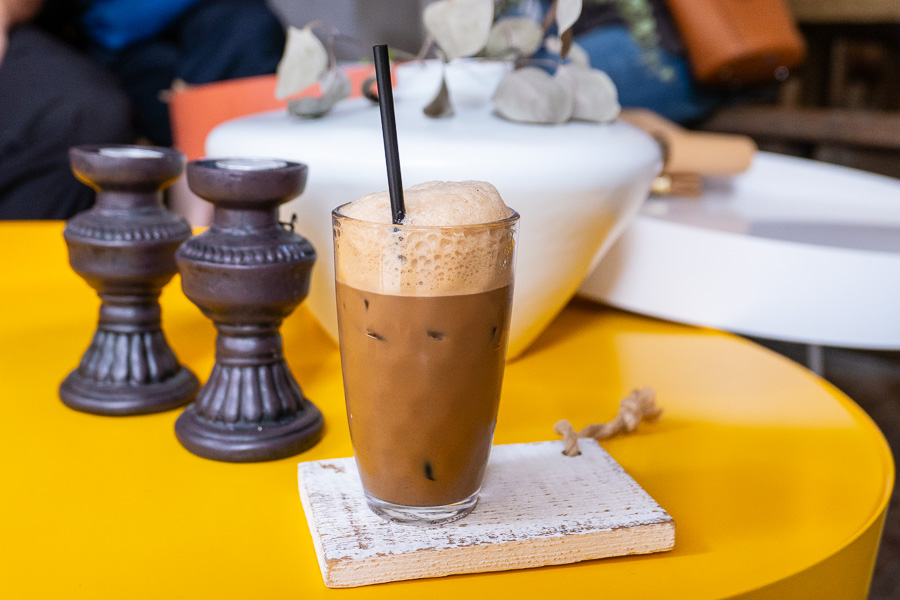 Vietnamese Iced Coffee at Lady Vietnam, a Vietnamese restaurant on Yongkang Lu, Shanghai. Photo by Rachel Gouk.