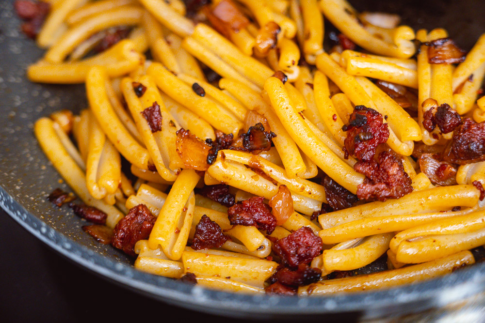 Easy recipes: Sobrassada pasta. Photo & Recipe by Rachel Gouk @ Nomfluence.
