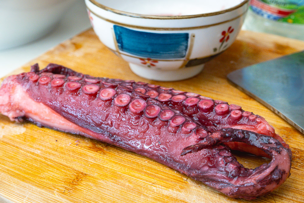 Easy recipes: Octopus and artichoke salad. Photo & Recipe by Rachel Gouk @ Nomfluence.