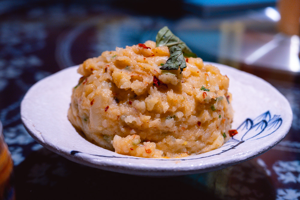 Yunnan Grandma's Mashed Potatoes. Yunnan cuisine at Lotus Eatery, a popular restaurant in Shanghai. Photo by Rachel Gouk @ Nomfluence.