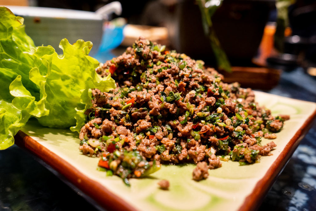 Minced beef. Yunnan cuisine at Lotus Eatery, a popular restaurant in Shanghai. Photo by Rachel Gouk @ Nomfluence.