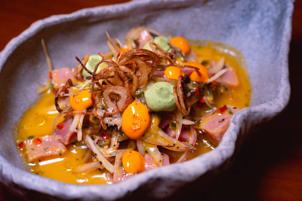 Ceviche at Colca, Peruvian restaurant's second location at North Bund, Hongkou, Shanghai. Photo by Rachel Gouk @ Nomfluence. 