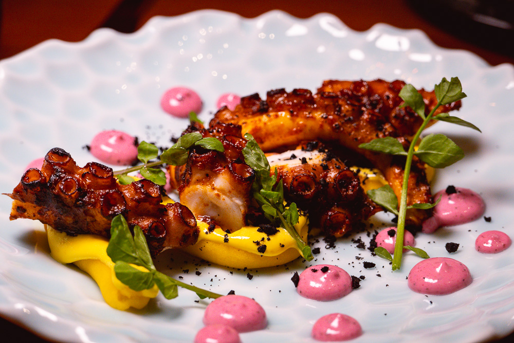 Josper-grilled octopus at Colca, Peruvian restaurant's second location at North Bund, Hongkou, Shanghai. Photo by Rachel Gouk @ Nomfluence. 