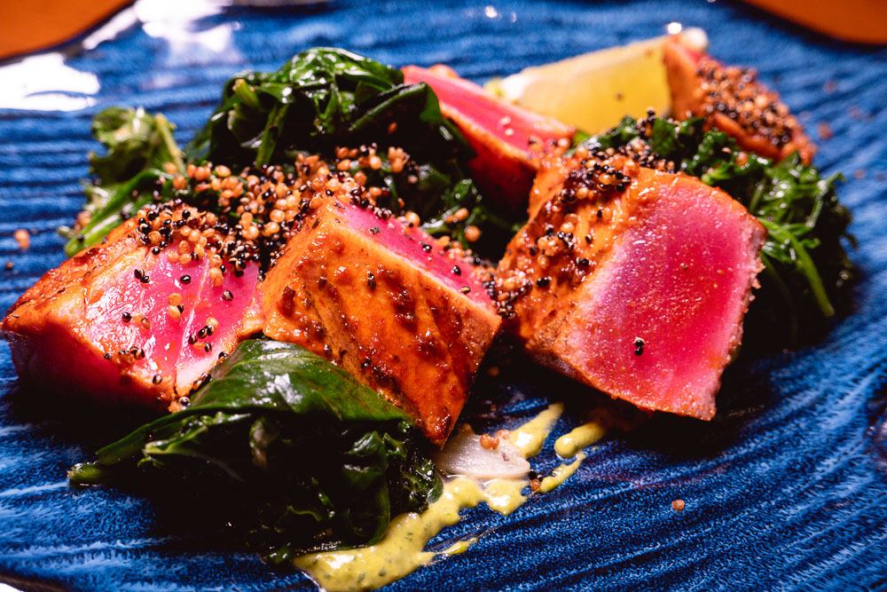 Tuna steak  at Colca, Peruvian restaurant's second location at North Bund, Hongkou, Shanghai. Photo by Rachel Gouk @ Nomfluence. 
