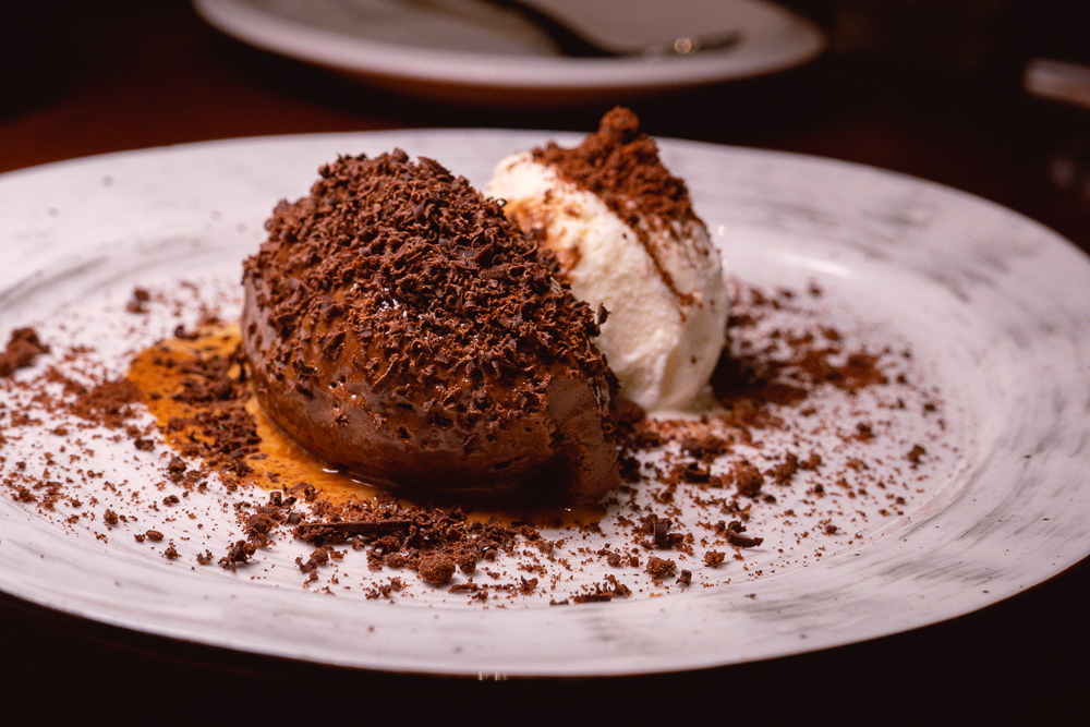 Chocolate mousse dessert at Colca, Peruvian restaurant's second location at North Bund, Hongkou, Shanghai. Photo by Rachel Gouk @ Nomfluence. 