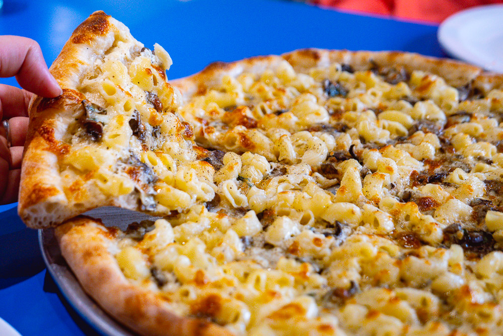 Food delivery options in Shanghai. Restaurants delivering comfort foods: Pizza from Homeslice. Photo by Rachel Gouk @ Nomfluence.