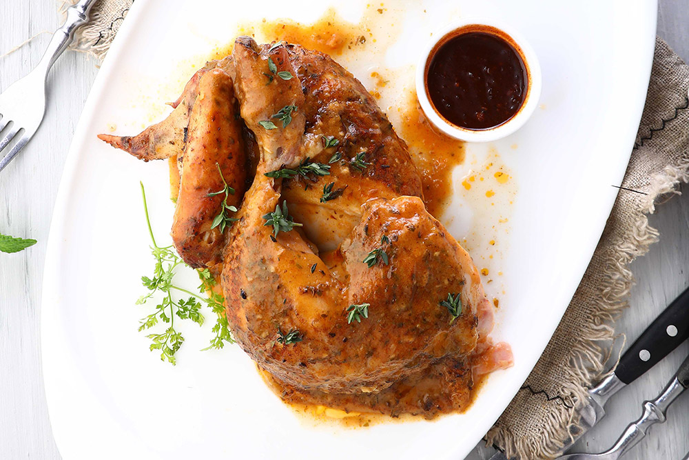 Where to get the best rotisserie chicken in Shanghai: Liquid Laundry.