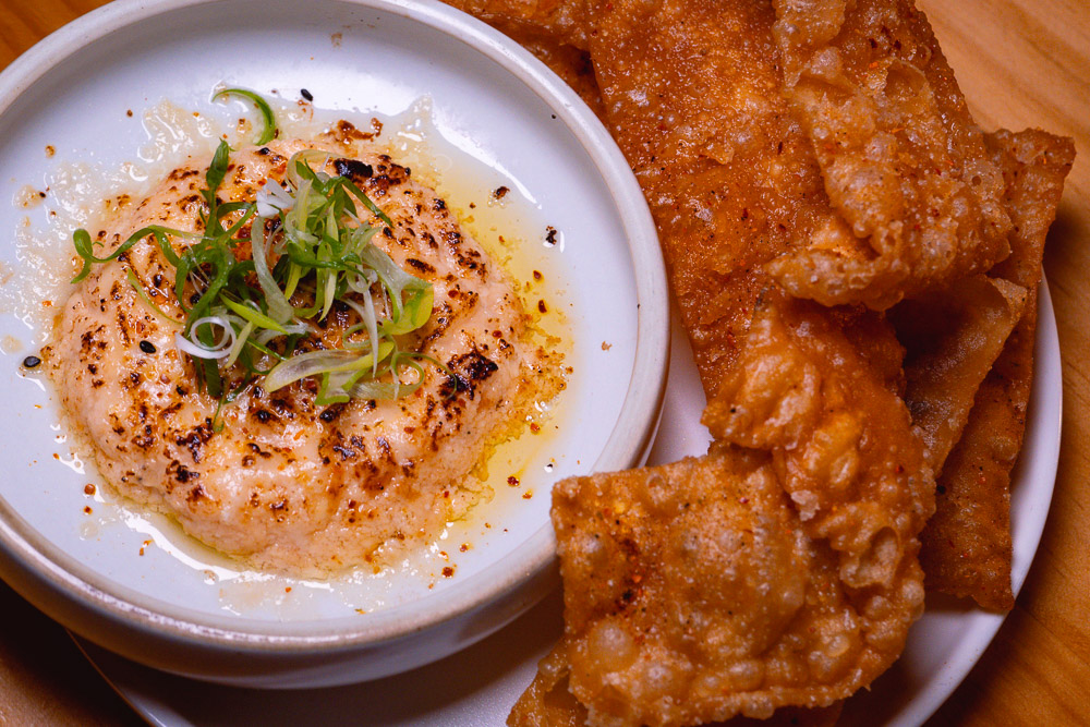 Hot Mentaiko Dip. MSG, an NYC and izakaya culture-inspired pop-up by Austin Hu. Photo by Rachel Gouk @ Nomfluence.