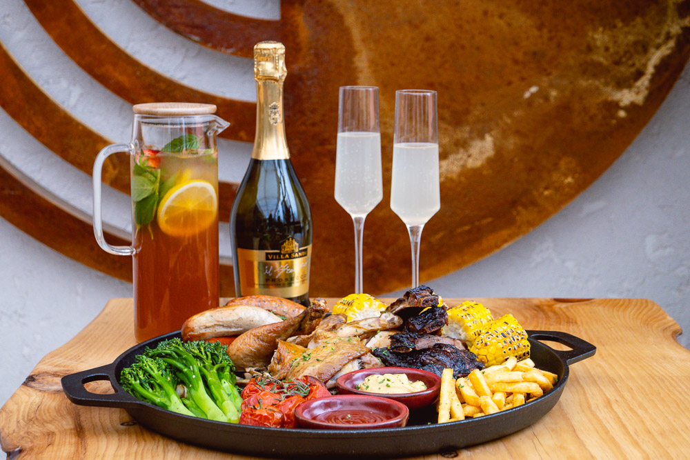 Sunday BBQ brunch at Chameleon, a restaurant/bar in Shanghai. Photo by Rachel Gouk @ Nomfluence. 