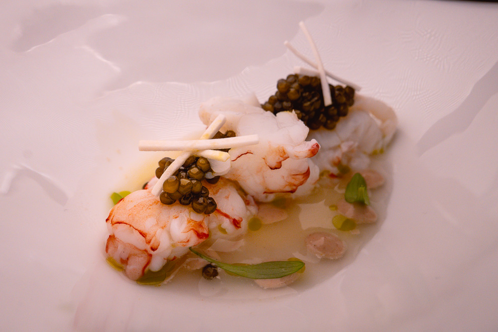 New Zealand scampi at Taian Table, Michelin two-star restaurant in Shanghai. Photo by Rachel Gouk @ Nomfluence.