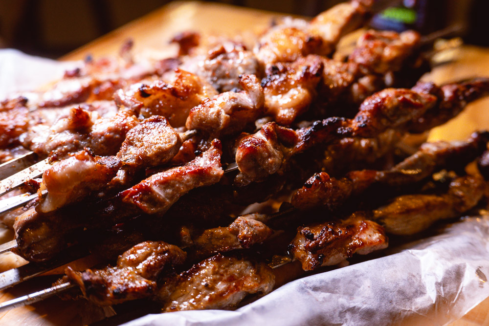 Late night street food in Shanghai: Xinjiang Ali Barbecue. Photo by Rachel Gouk. 